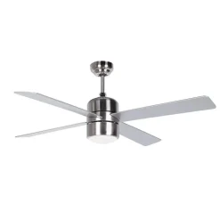 Ventilador de techo Orbegozo 120 cm inox de 3 velocidades y mando CP72120
