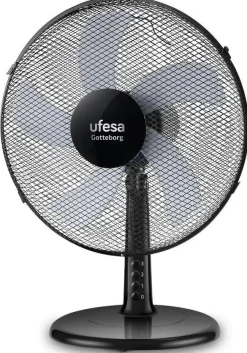 Ventilador sobremesa UFESA Goteborg 30 cm 45W 5 aspas 3 velocidades UFESAGOTEBORG