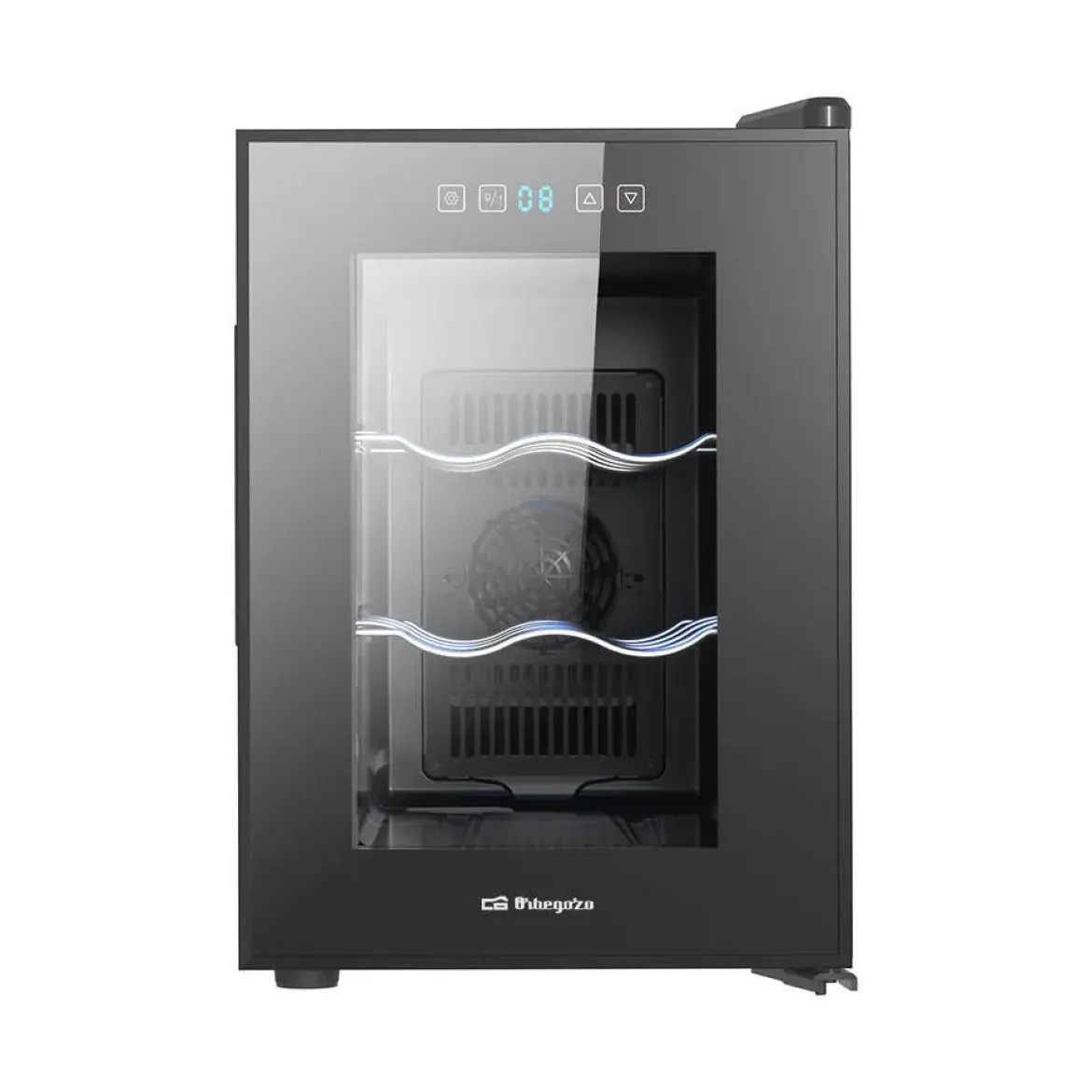 Vinoteca Termoeléctrica Silenciosa con Ventana Panorámica ORBEGOZO VT640