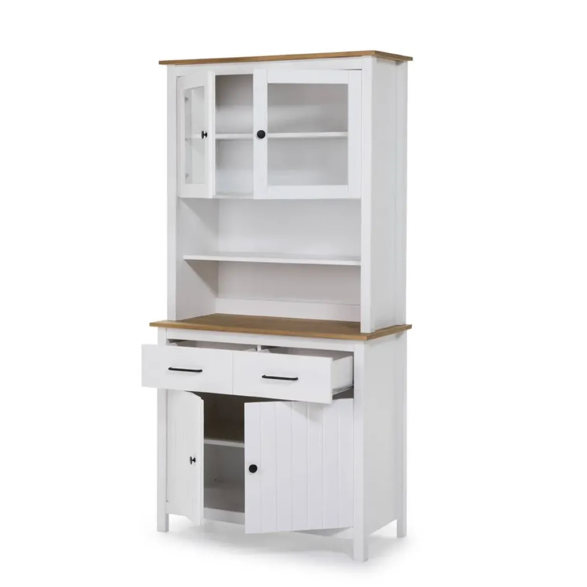 Vitrina Alta de Madera MIRANDA