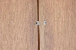 Vitrina de Cristal con Estructura MDF y Dos Puertas MB-223046