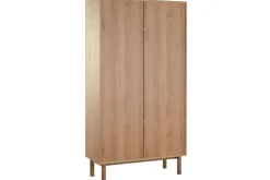 Vitrina de Cristal con Estructura MDF y Dos Puertas MB-223046