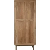 Vitrina de Cristal en Madera de Teca Natural MB-215338