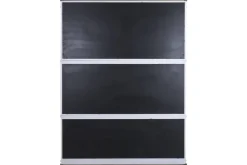 Vitrina de Madera de Acacia con 9 Puertas de Cristal MB-228434