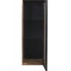 Vitrina de Madera de Acacia con Puerta de Cristal MB-227291