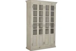 Vitrina de Madera de Mango con Dos Puertas Decapé MB-220541