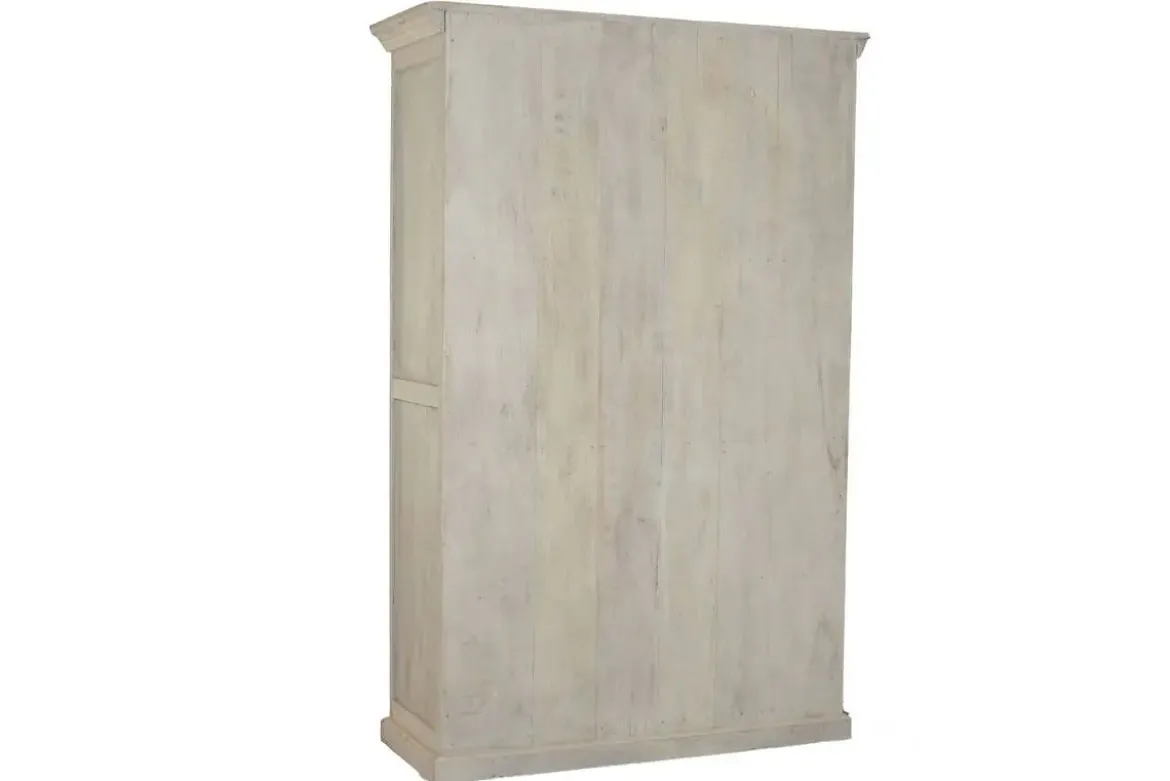 Vitrina de Madera de Mango con Dos Puertas Decapé MB-220541