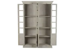 Vitrina de Madera de Mango con Dos Puertas Decapé MB-220541