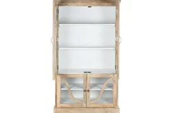 Vitrina de Madera Maciza de Mango con Cuatro Puertas MB-208792