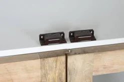 Vitrina de Madera Maciza de Mango con Cuatro Puertas MB-208792