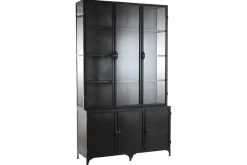 Vitrina de Metal XXL con Puertas de Cristal y Metal MB-217961