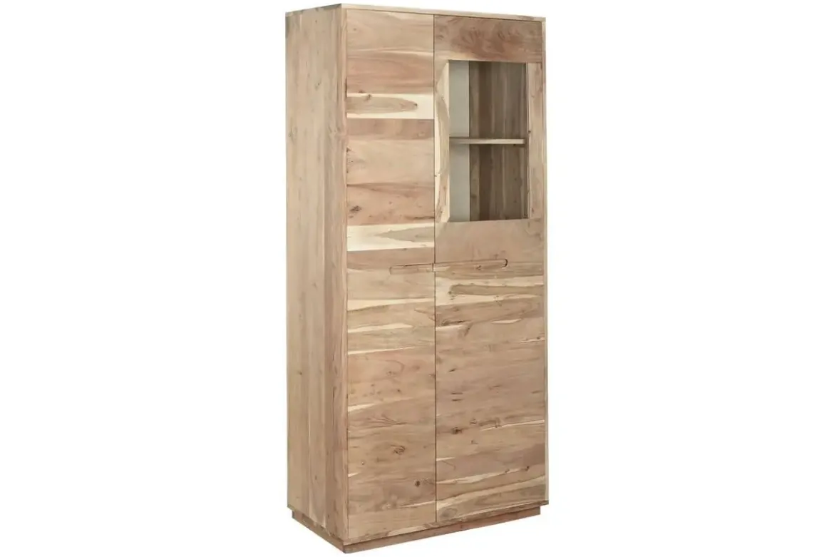 Vitrina de Salón en Madera de Acacia Natural MB-220536