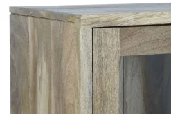 Vitrina de Salón en Madera de Mango con Cristal MB-205538