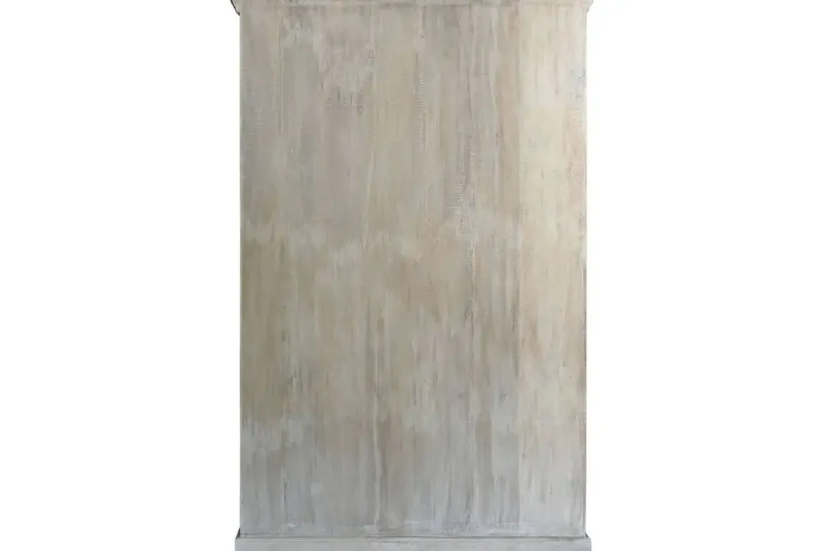 Vitrina de Salón en Madera de Mango Decapé Blanco MB-223574
