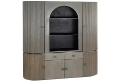 Vitrina de Salón en Madera Jamun Gris 177x40x180 cm MB-205738