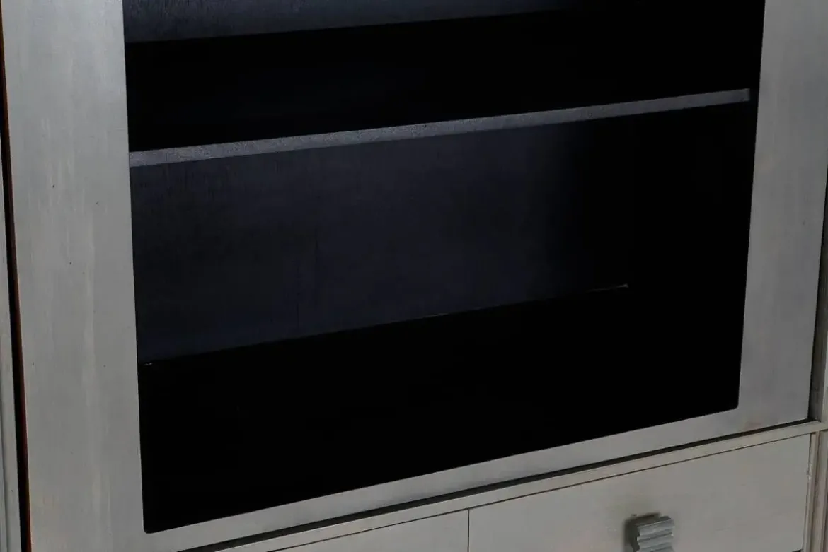 Vitrina de Salón en Madera Jamun Gris 177x40x180 cm MB-205738