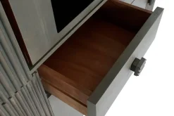 Vitrina de Salón en Madera Jamun Gris 177x40x180 cm MB-205738
