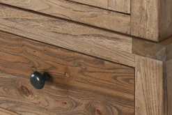 Vitrina de Salón en Madera Reciclada y Olmo Natural MB-215907