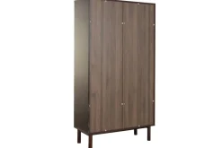 Vitrina de Salón en MDF con Puertas de Cristal MB-224127