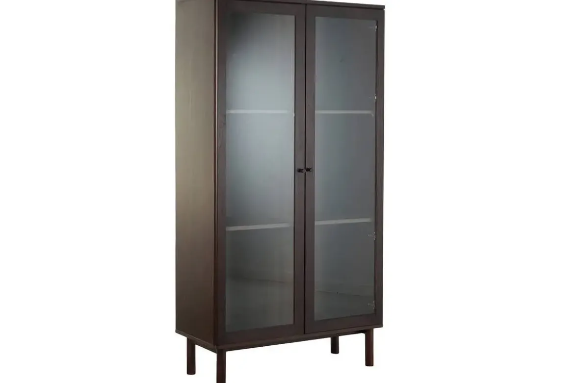 Vitrina de Salón en MDF con Puertas de Cristal MB-224127