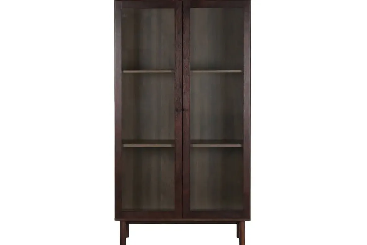Vitrina de Salón en MDF con Puertas de Cristal MB-224127