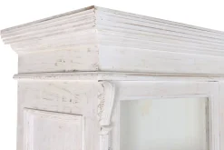 Vitrina en Madera de Mango Decapé Blanco MB-223573