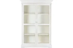 Vitrina en Madera de Mango Decapé Blanco MB-223573