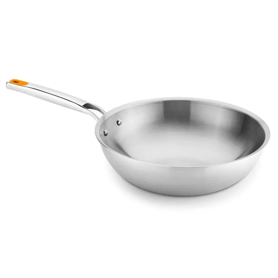 Wok de Acero Inoxidable Tricapa 28 cm EFFICIENT INOX A121831