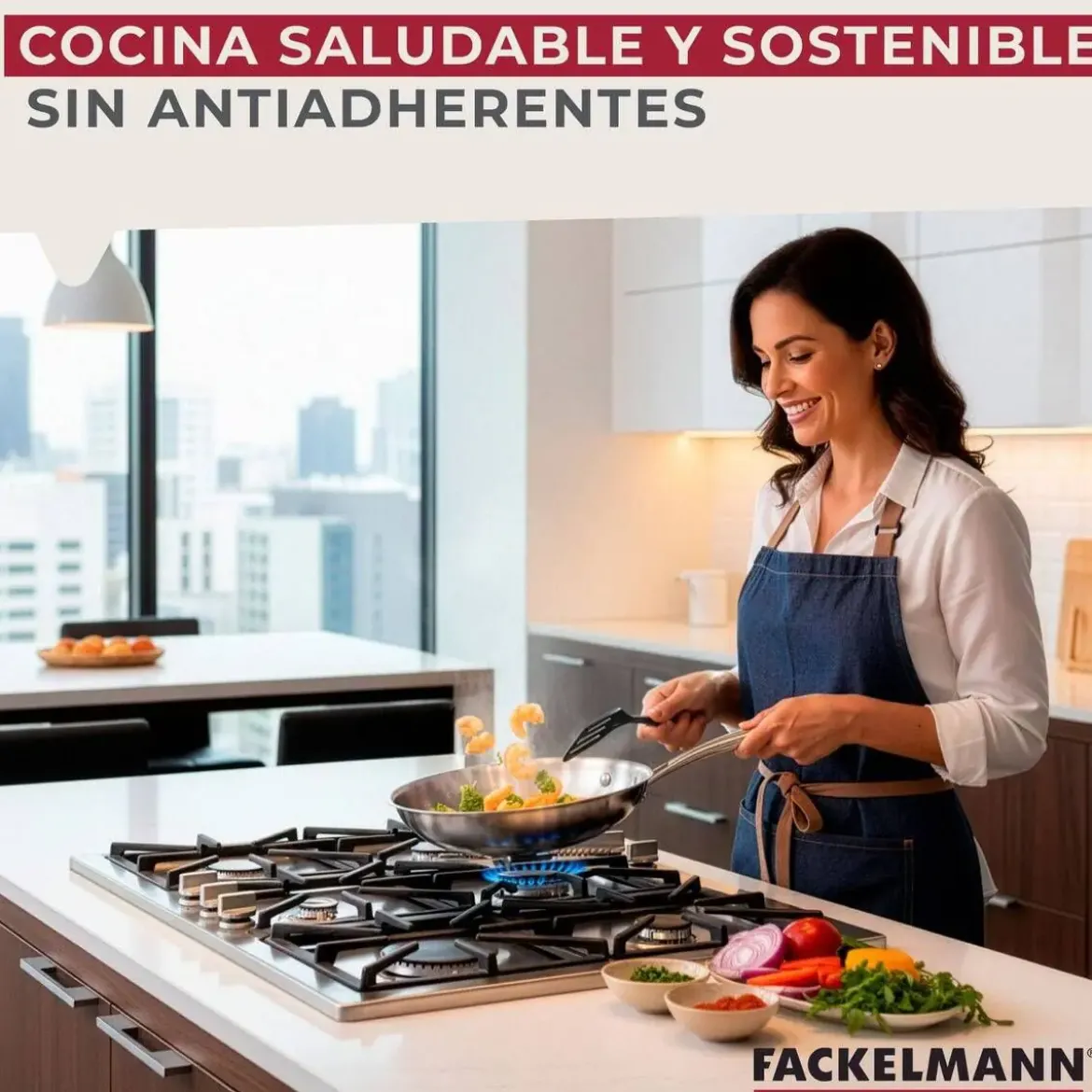 Wok de Cocina Inox Profesional 28 cm VITA3 66273