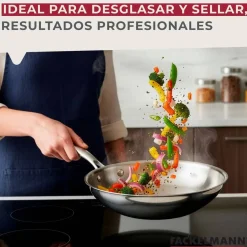 Wok de Cocina Inox Profesional 28 cm VITA3 66273