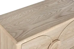 Zapatero de Madera Natural con 2 Puertas Abatibles MB-219392