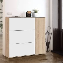 Zapatero de 3 Puertas Abatibles con Armario CLASS 017818F