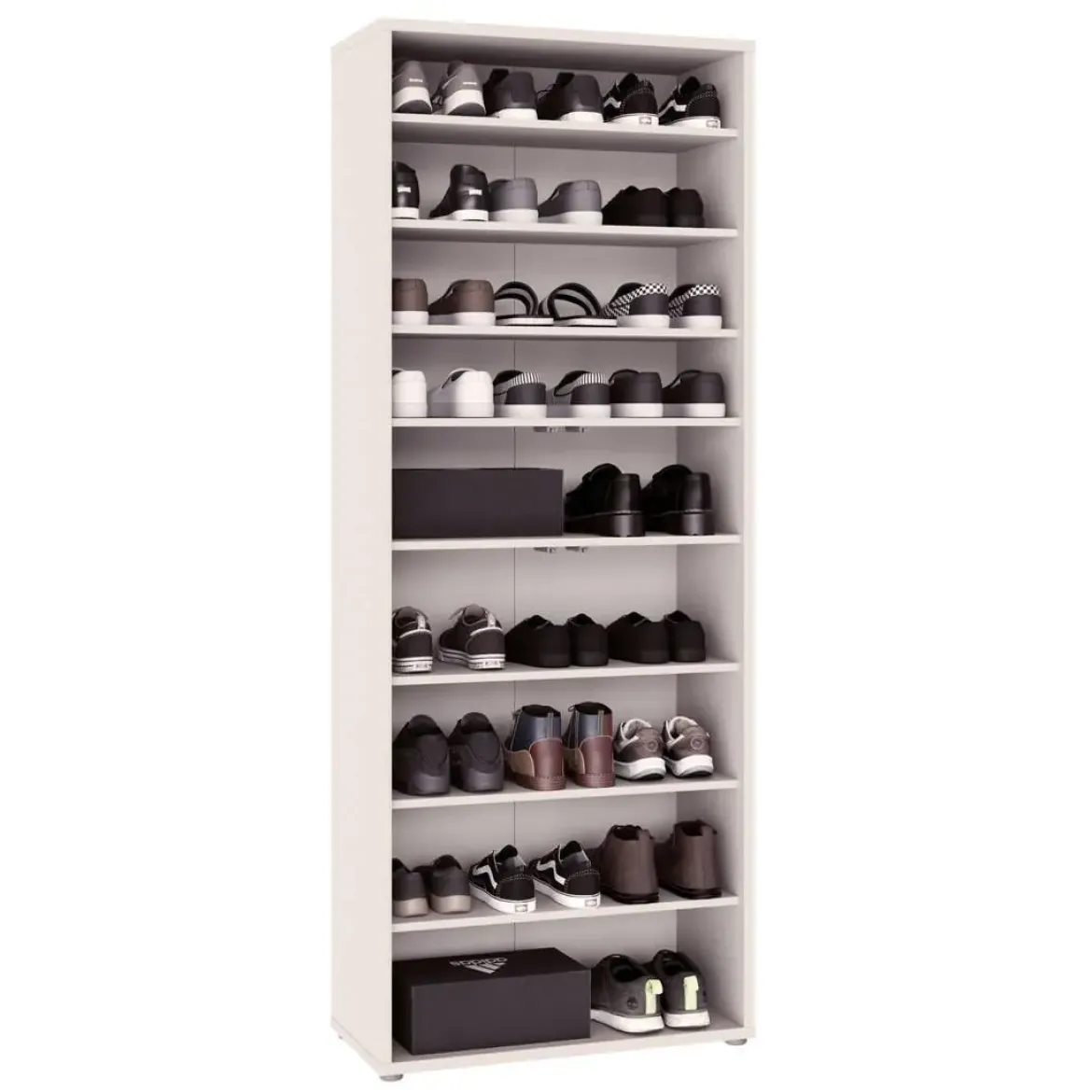 Zapatero de 4 Puertas con Estantes Móviles y Cierre PUSH ALICE A43