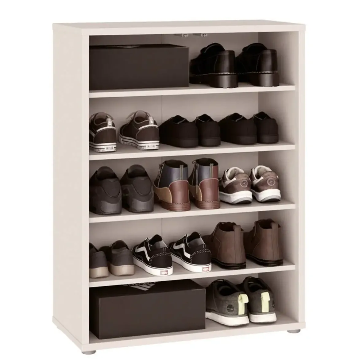 Zapatero de 2 Puertas con Estantes Móviles y Cierre PUSH ALICE A43