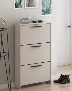 Zapatero de 3 Puertas con Patas AURA