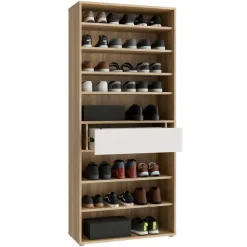 Zapatero 4 Puertas y 1 Cajón Acabado Sand Mauvella A83