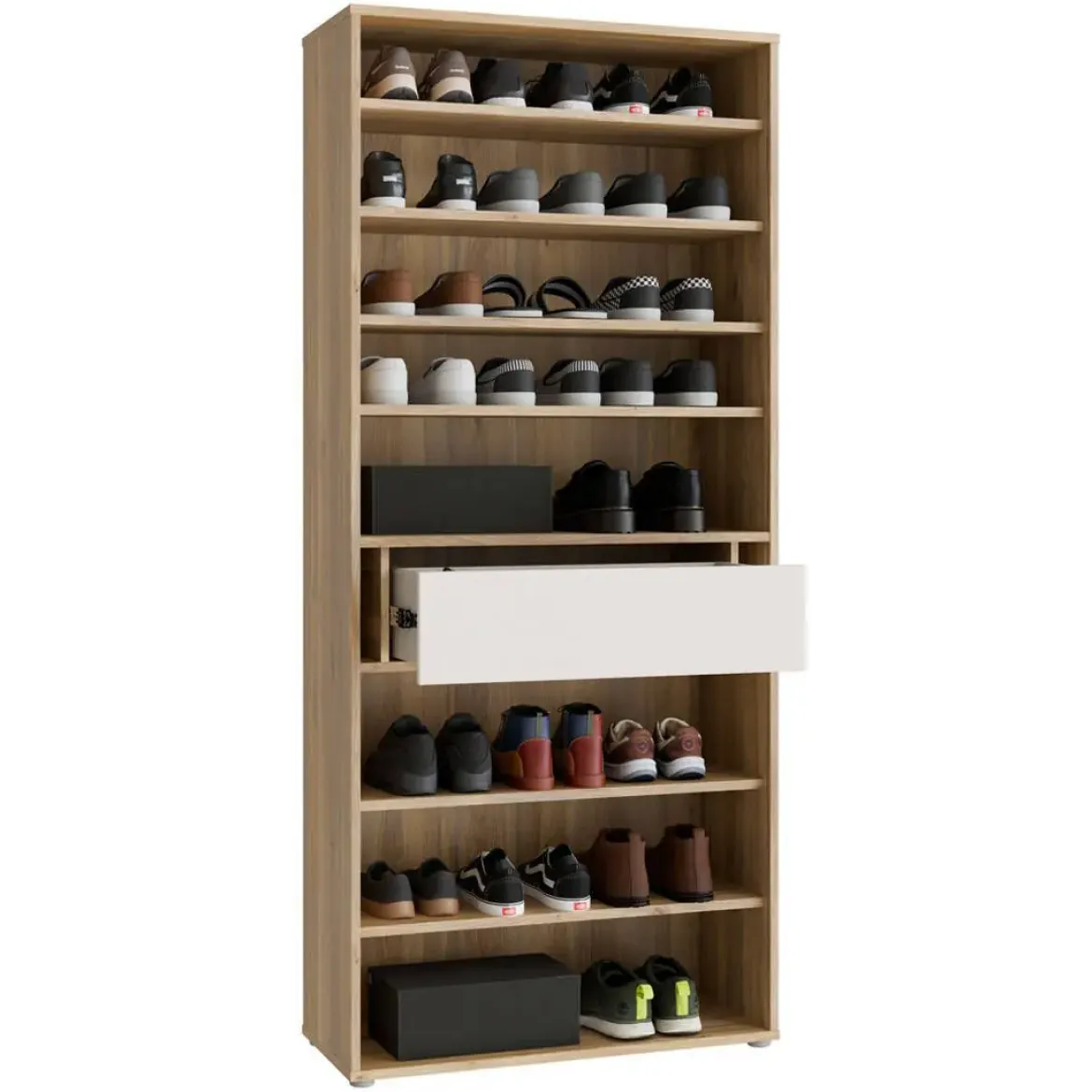 Zapatero 4 Puertas y 1 Cajón Acabado Sand Mauvella A83