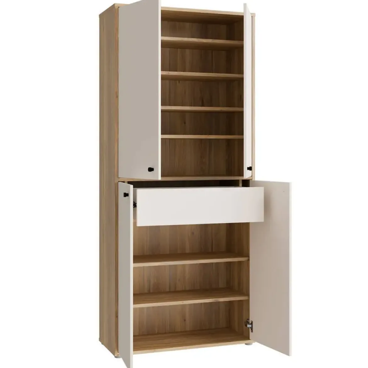 Zapatero 4 Puertas y 1 Cajón Acabado Sand Mauvella A83